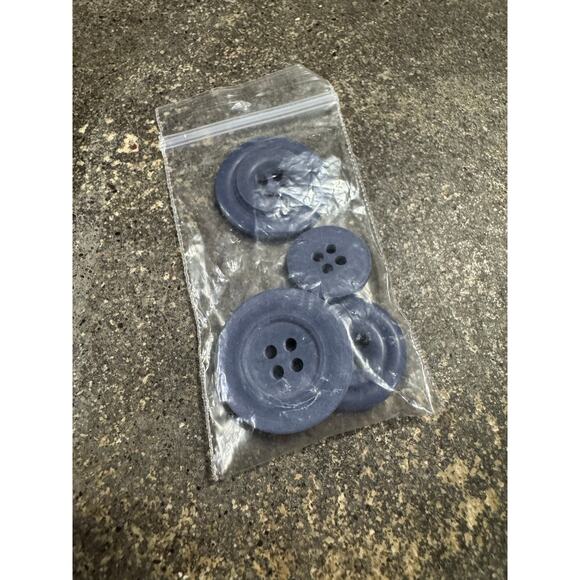 Grandma Chic Vintage 80s Tudor Court by Haband Women's XL Bue Trench Raincoat - Picture 6 of 7